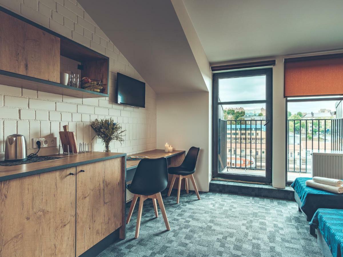 Self Check-In Hotel Railway Apartments VNO Szoba fotó